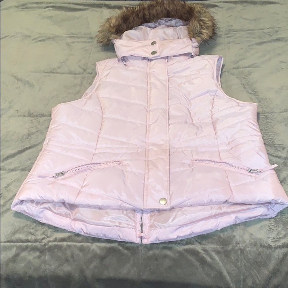 Pink Sleeveless Jacket